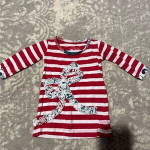 Ruffle Butts Red and White Striped Dress